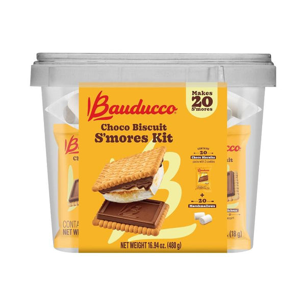 a product photo for a s'more kit
